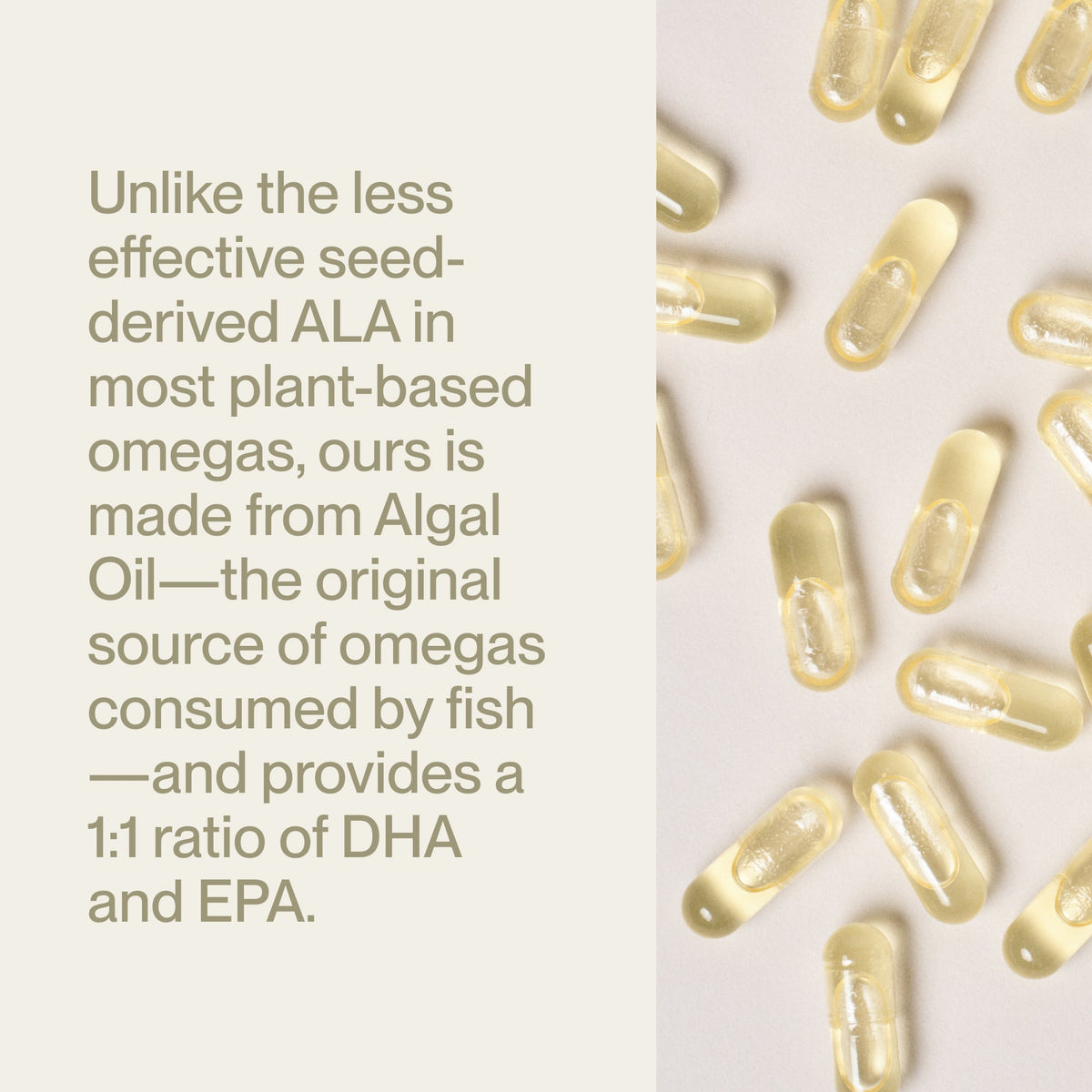 Momentous Vegan Omega-3 1,000 mg EPA + DHA | 60 Liquid Capsules — manufacturer product information