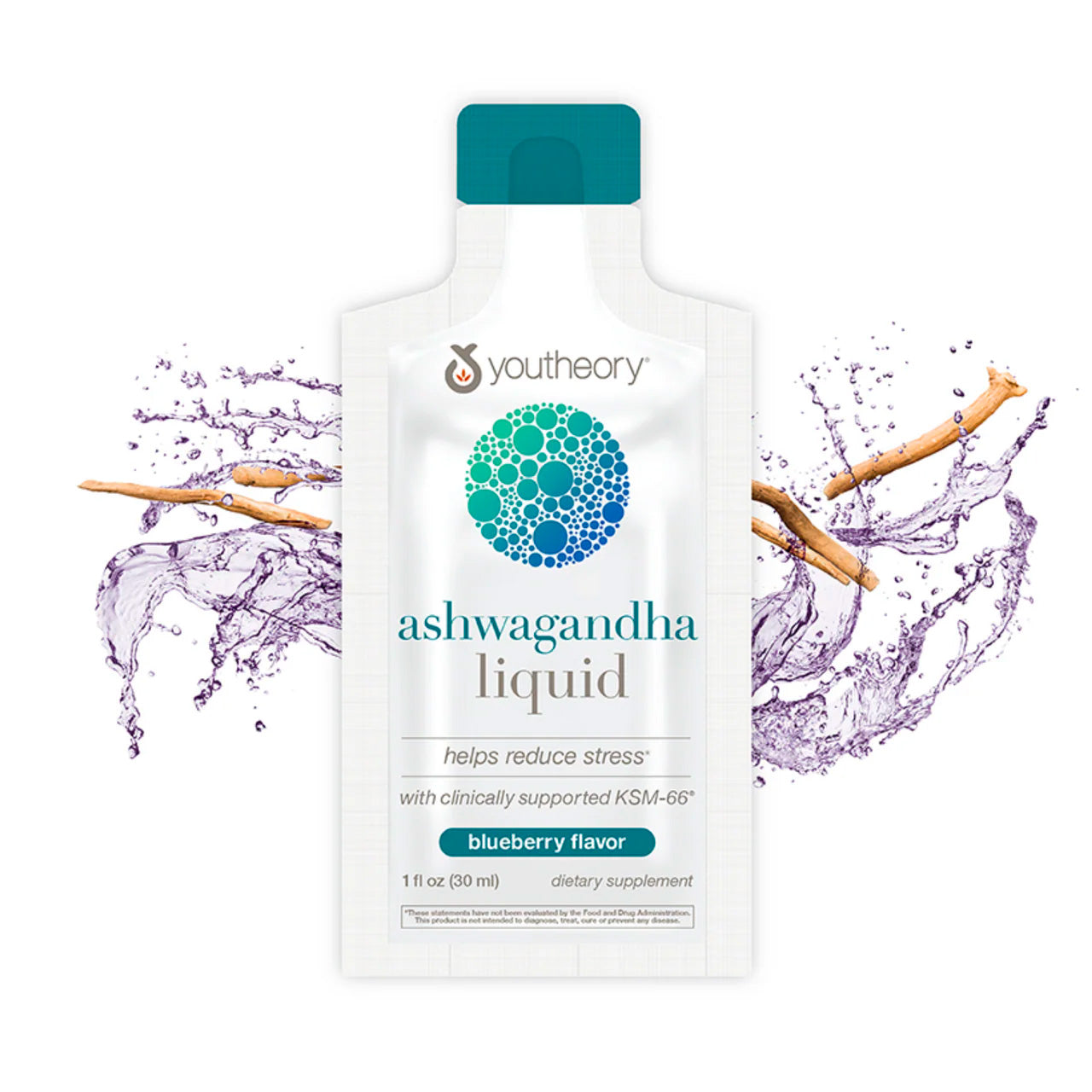 Youtheory® Ashwagandha Liquid (600 mg) Stress Support Supplement