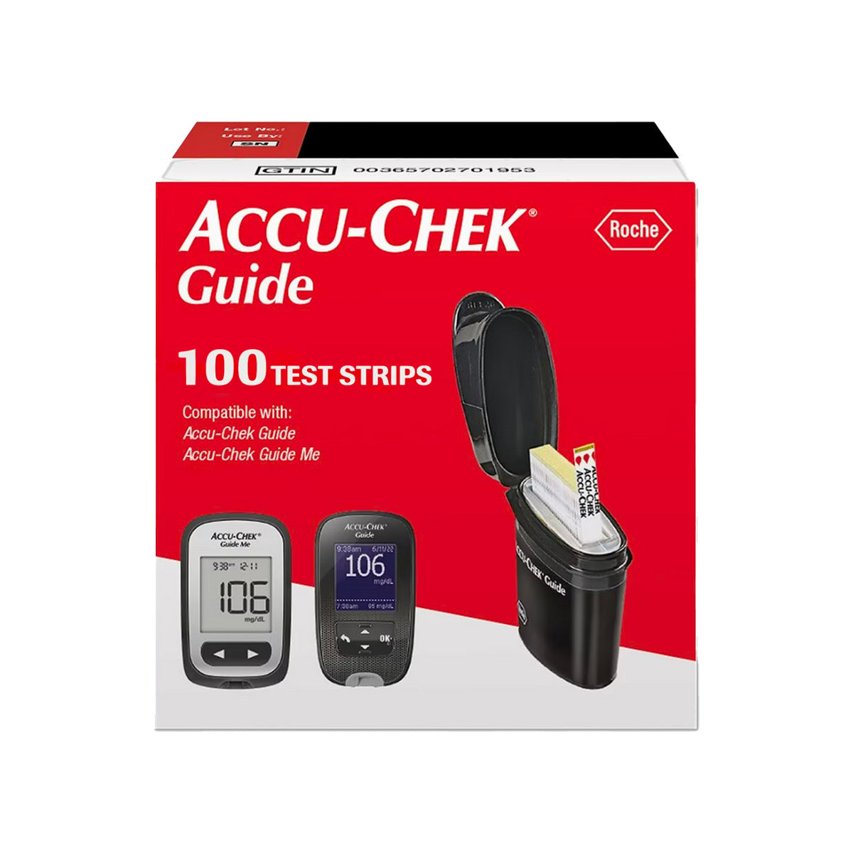 Accu-Chek Guide Test Strips (100 Count)