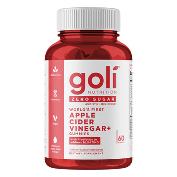 Goli® Nutrition Zero Sugar Apple Cider Vinegar Gummies (60 Gummies)