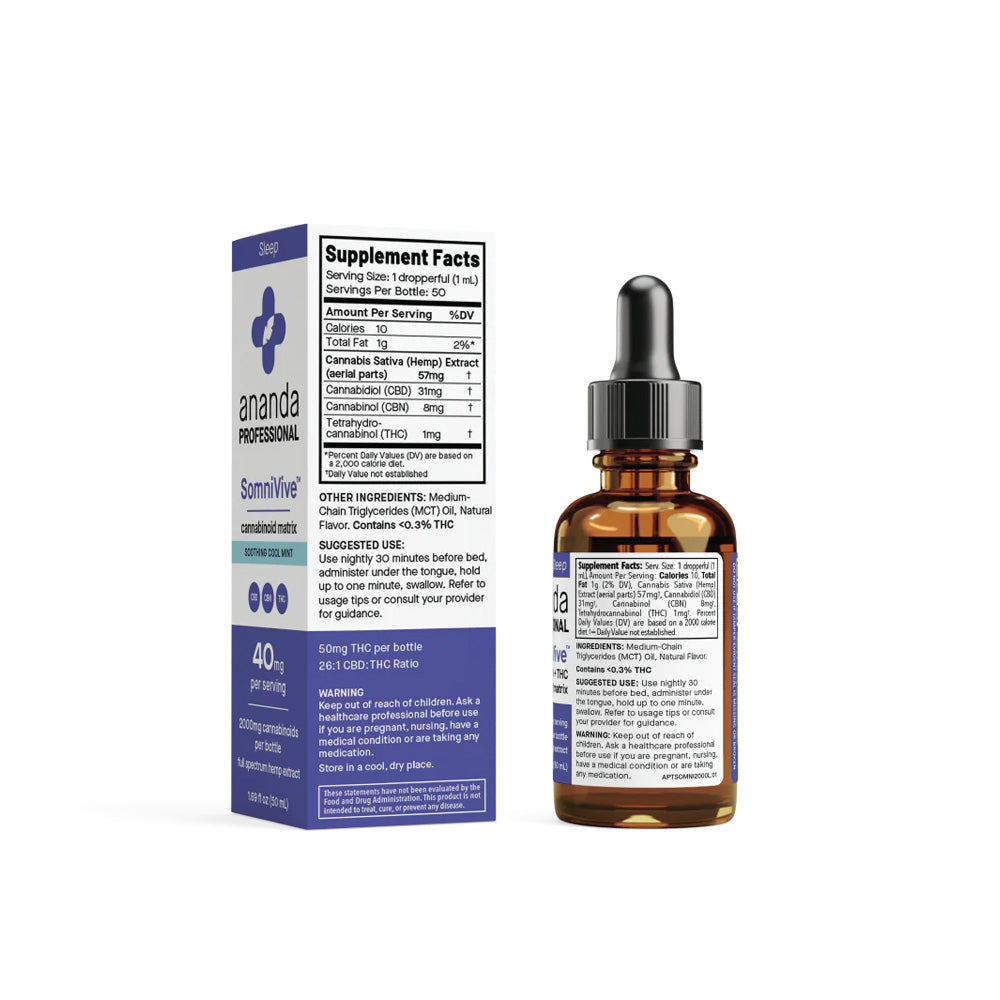 Ananda Professional - SomniVive Tincture, 40mg