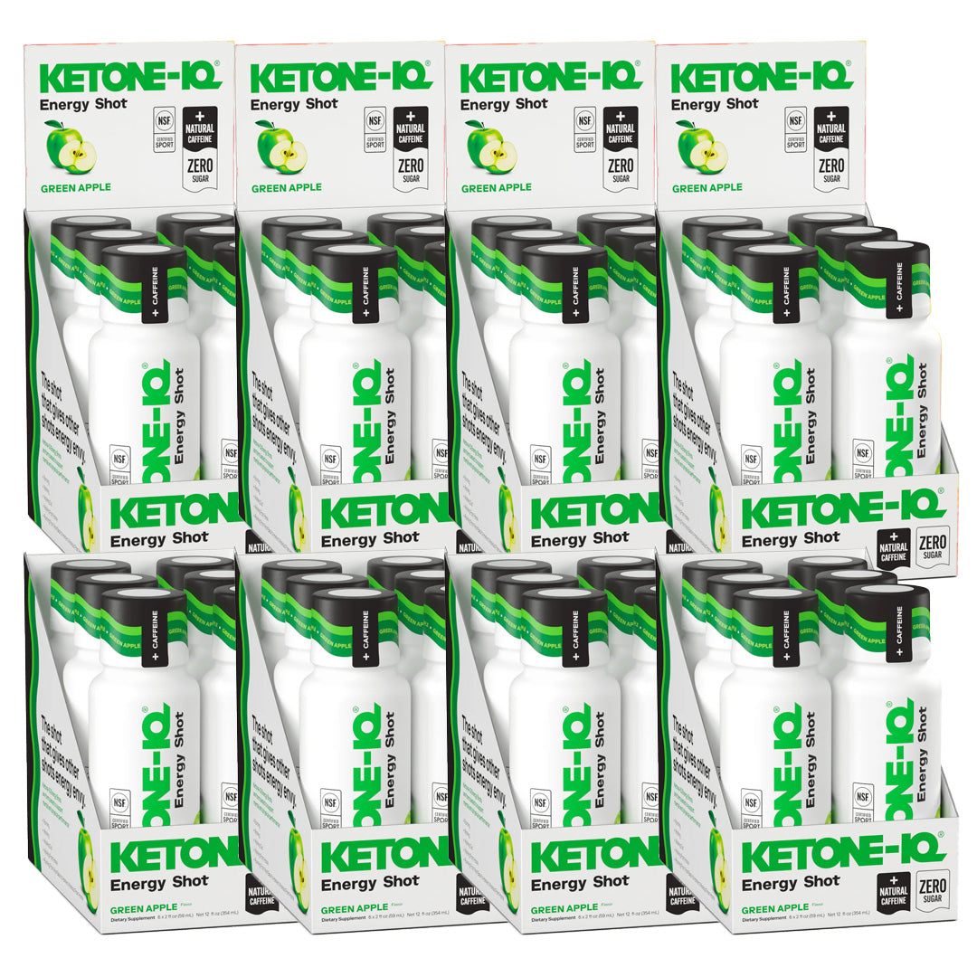 Ketone-IQ +Caffeine High Performance Energy Shot (Green Apple)