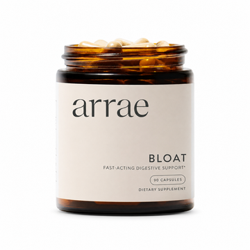 Arrae bloat90 product on white background