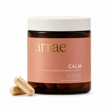 Arrae calm product on white background