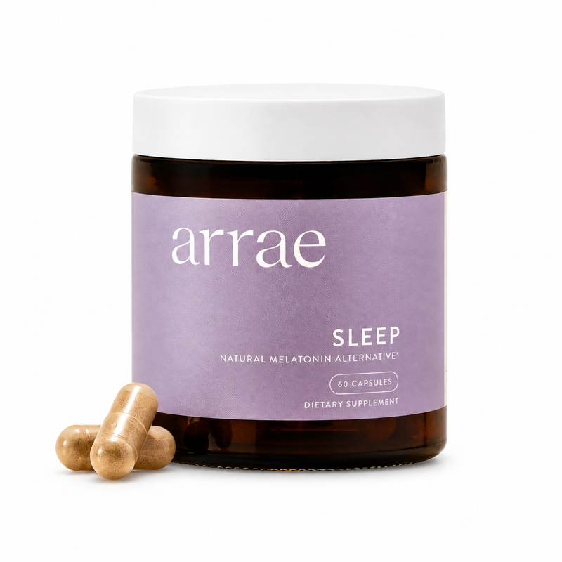 Arrae sleep product on white background