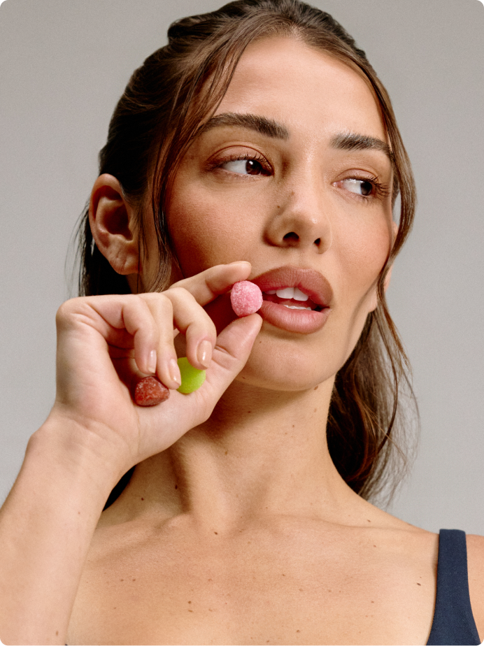 Arrae Tone Creatine Gummies – Variety Pack, 90 Gummies — product and lifestyle detail 1