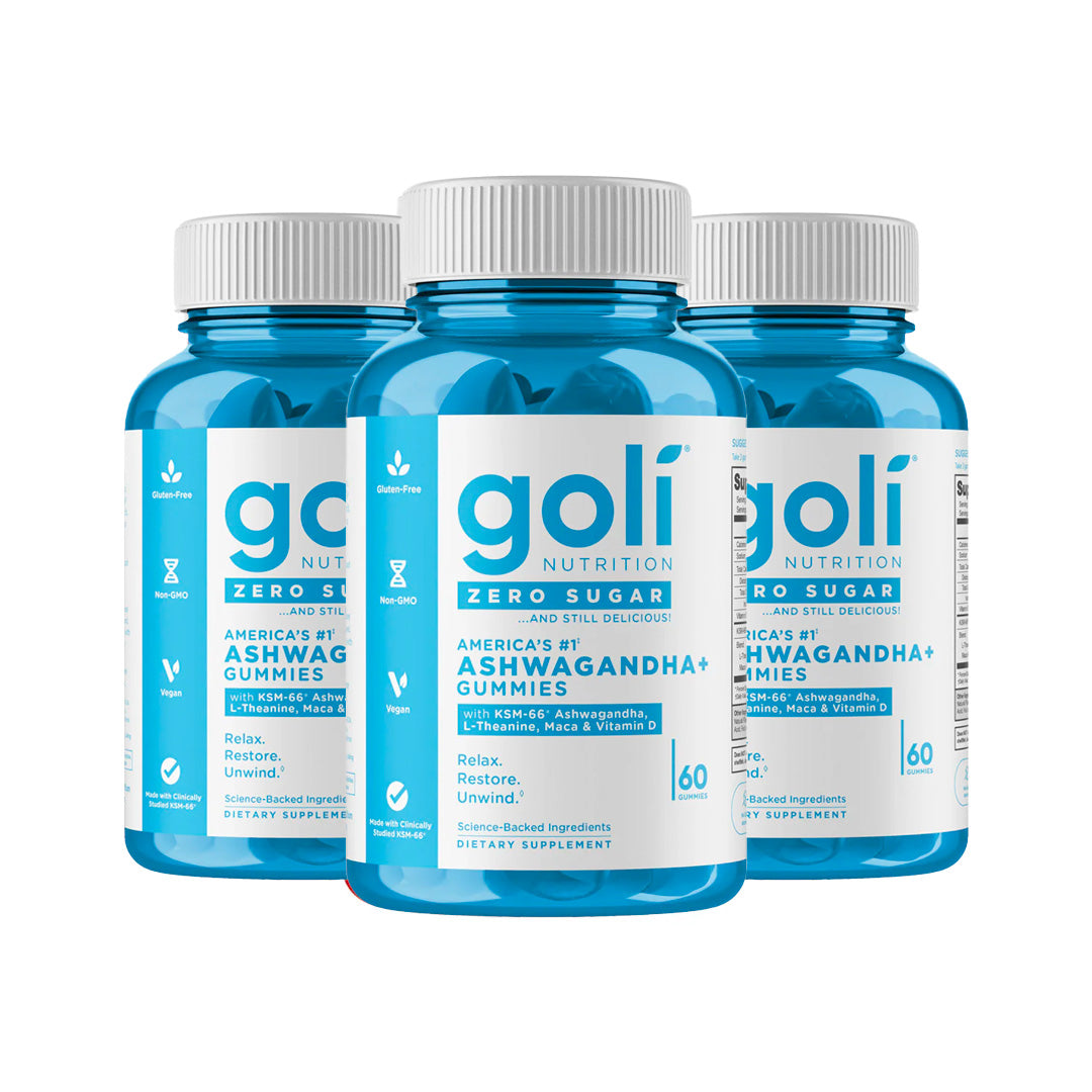 Goli® Nutrition Ashwagandha Zero Sugar Gummies, 60 Gummies
