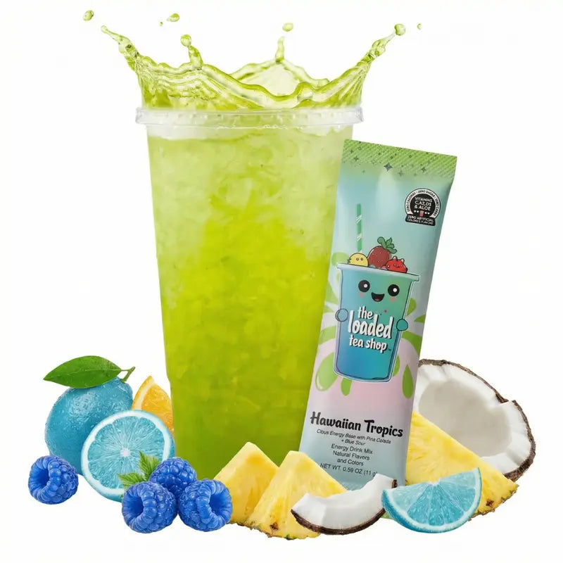 The Loaded Tea Shop Functional Energy Tea Packs (Hawaiian Tropics)