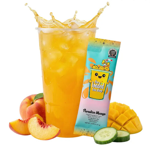 The Loaded Tea Shop Functional Energy Tea Packs (Paradise Mango)