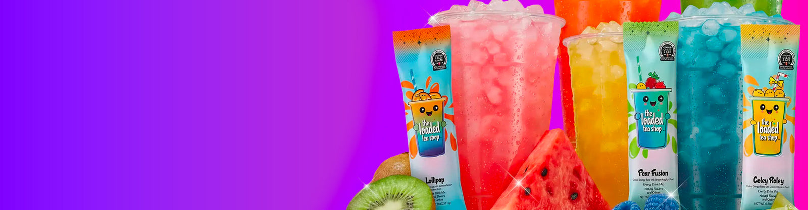 The ONLY loaded tea with zero artificial color, zero artificial flavors and zero guilt.<br>Just all-day natural, clean, energy, full B-vitamins, and 40+ flavors without the crash!