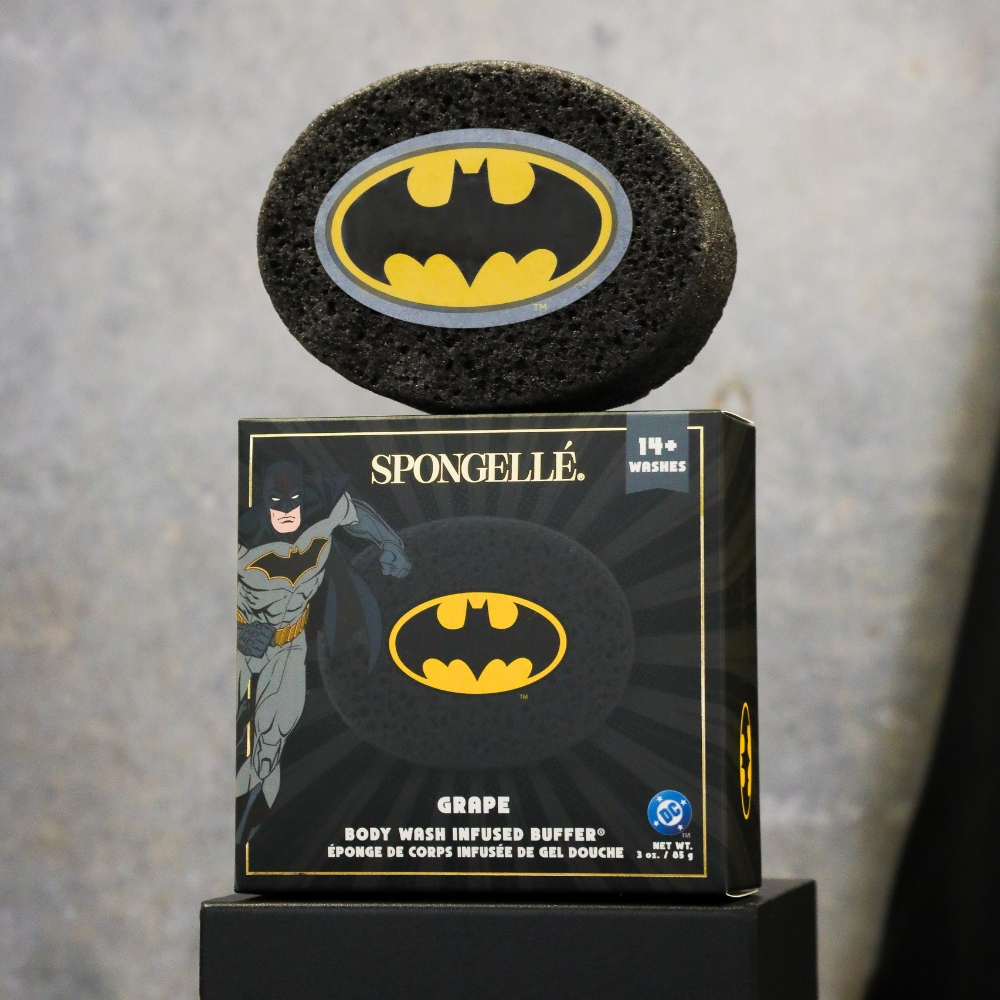 Spongellé® Batman™ Grape Body Buffer | DC Super Hero