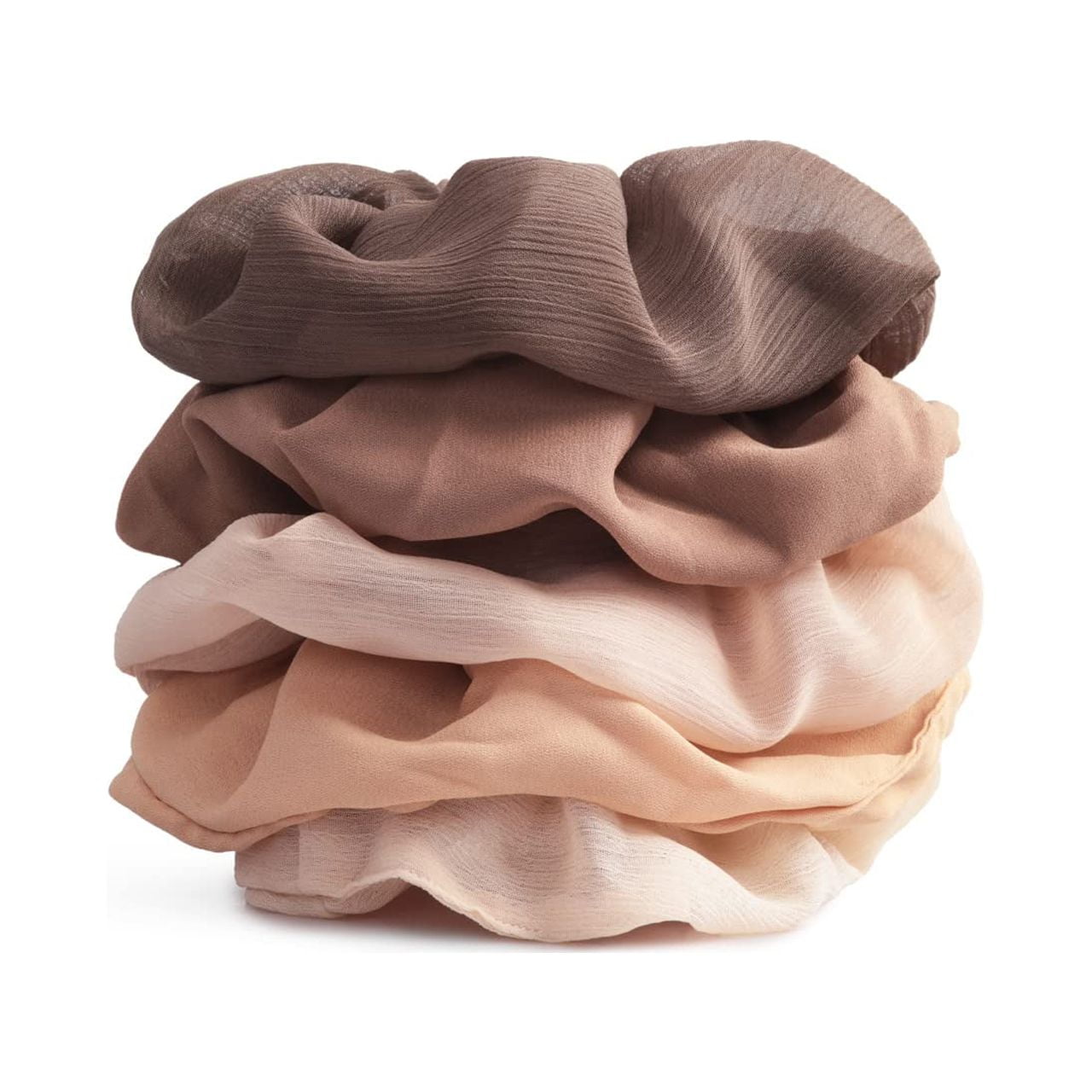 Kitsch Crepe Scrunchie 5pc