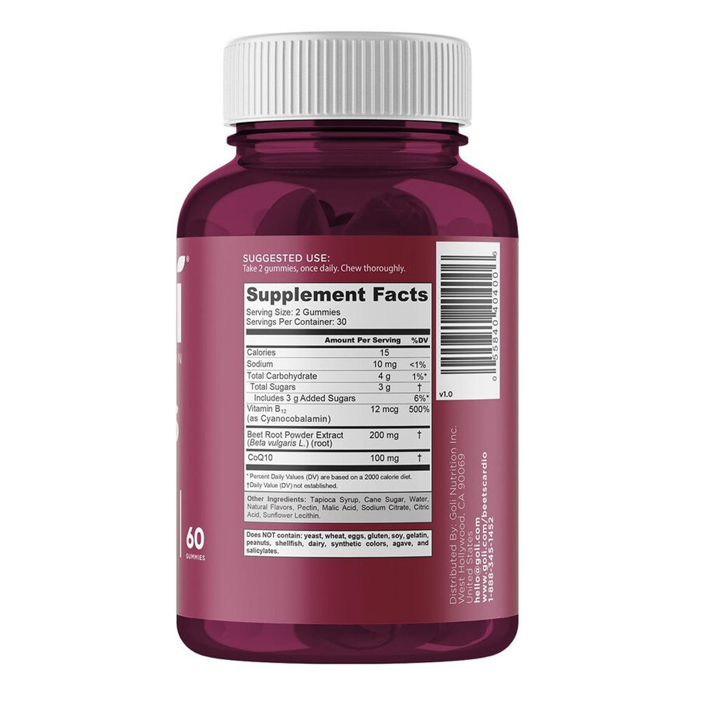 Goli® Nutrition Beets Cardio Gummies