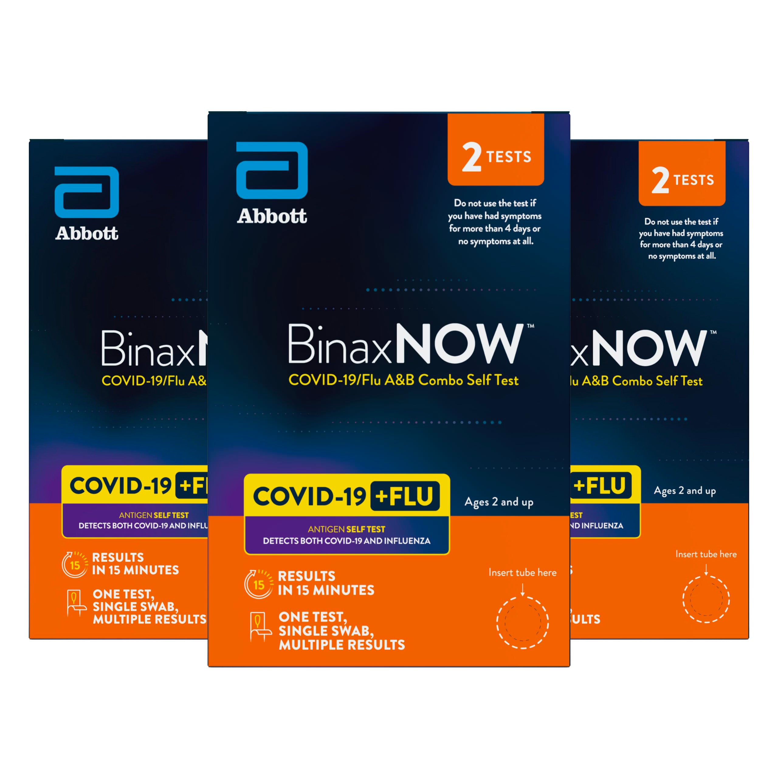 BinaxNOW™ COVID‑19/Flu A&B Combo Self Test