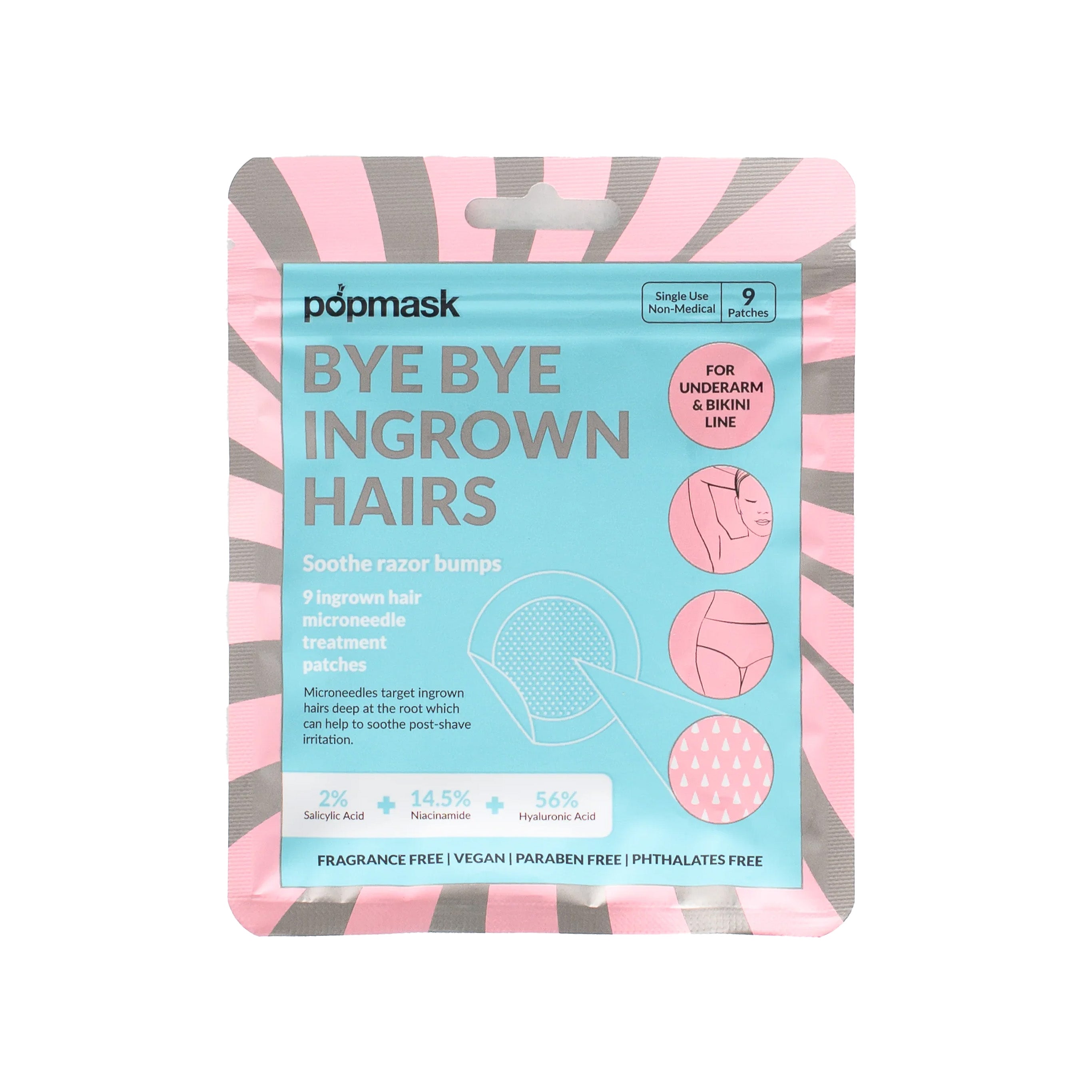 Popmask Bye Bye Ingrown Hairs Microdart Patches