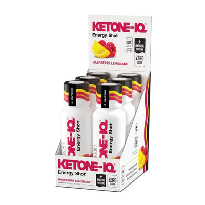Ketone-IQ +Caffeine High Performance Energy Shot (Raspberry Lemonade)