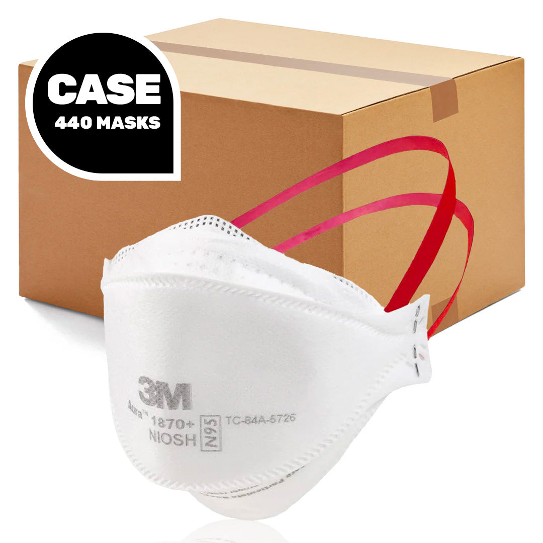 3M™ Aura™ 1870+ Aura N95 Health Care Particulate Respirator & Surgical Mask