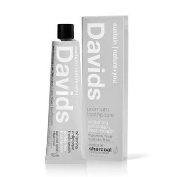 Davids Premium Toothpaste (Charcoal+Peppermint)