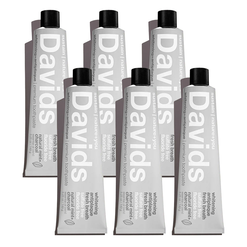 Davids Premium Toothpaste (Charcoal+Peppermint)