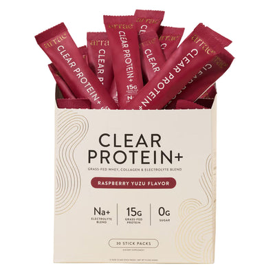 Arrae Clear Protein+ – Raspberry Yuzu, 30 Stick Packs