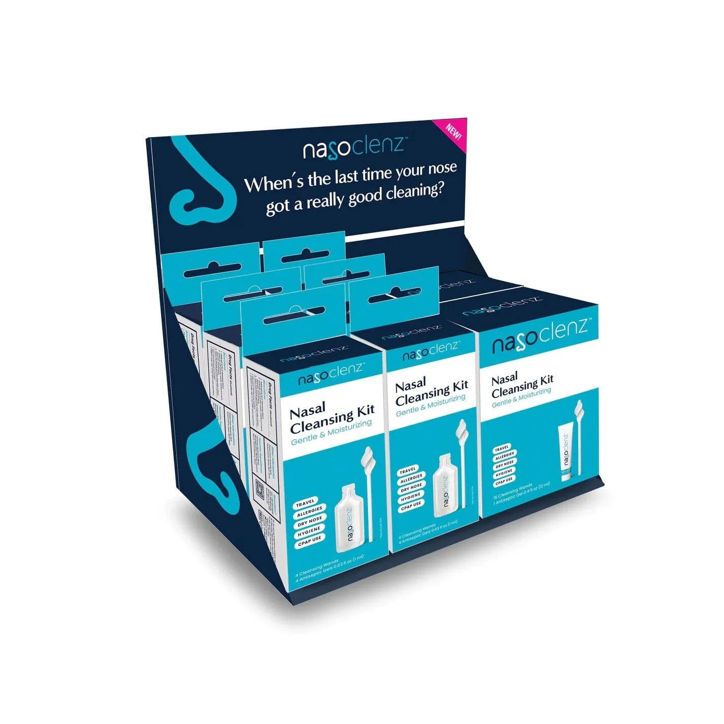 Nasoclenz™ - Nasal Cleansing Kit (Combo Display)