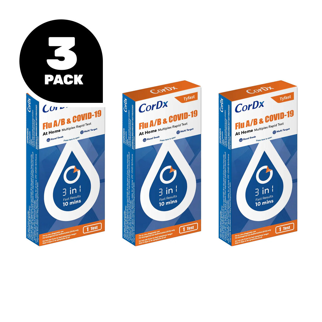 CorDx TyFast Flu A/B & COVID-19 Rapid At-Home Test – Pharmalynk