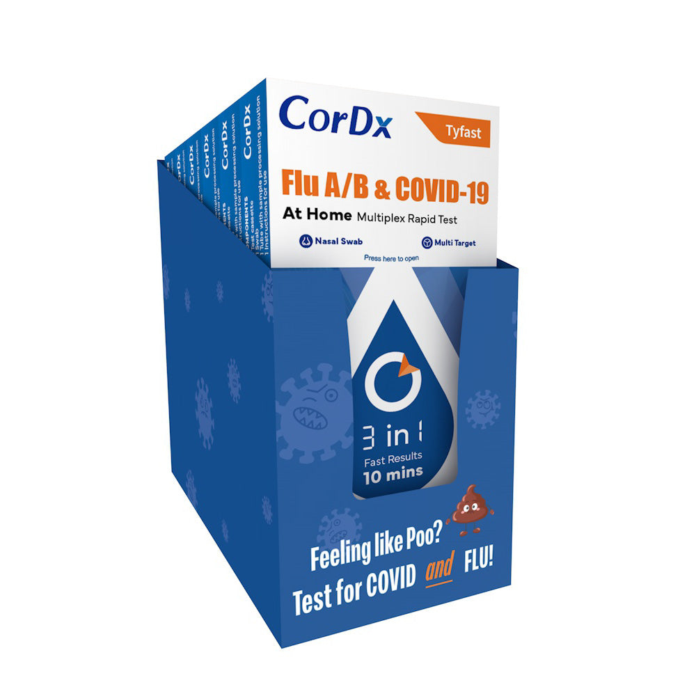 Buy CorDx Tyfast Flu A/B & COVID-19 At-Home Test - Pharmalynk