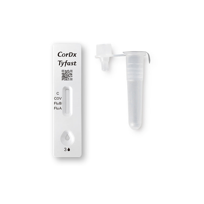 CorDx TyFast Flu A/B & COVID-19 At Home Multiplex Rapid Test (2-Pack)