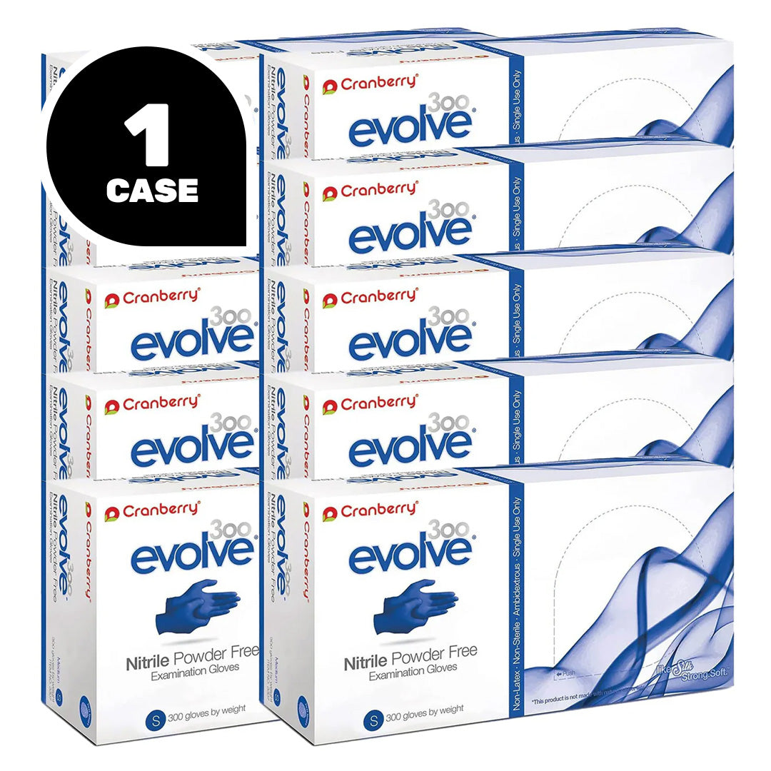 Cranberry USA Evolve Nitrile Powder Free Exam Gloves