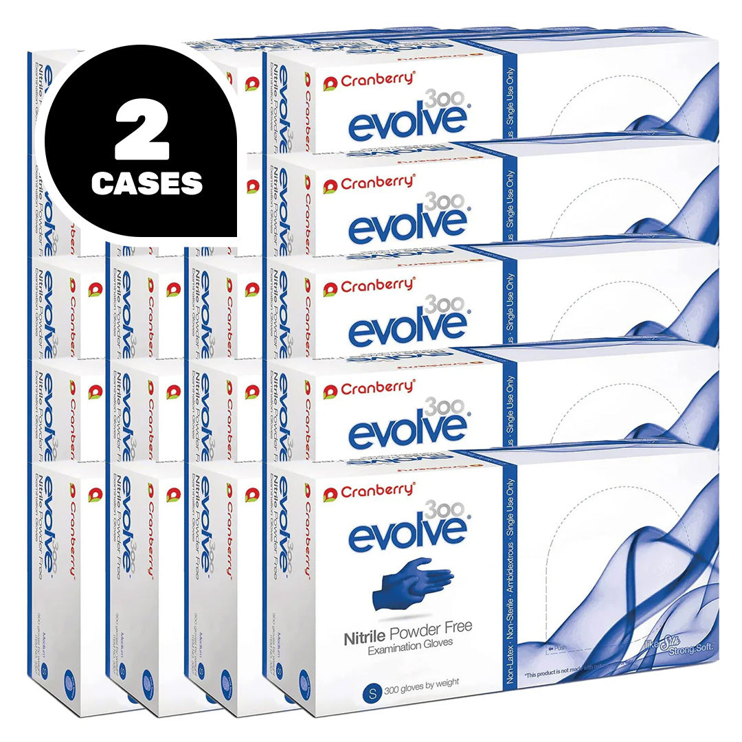 Cranberry USA Evolve Nitrile Powder Free Exam Gloves