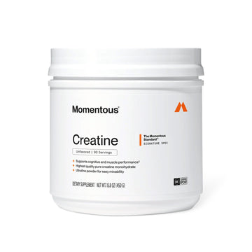 Momentous Creatine Monohydrate Powder (90 Serving Jar) - NSF Certified For Sport
