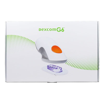 Dexcom G6 continuous glucose monitoring system sensor kit box