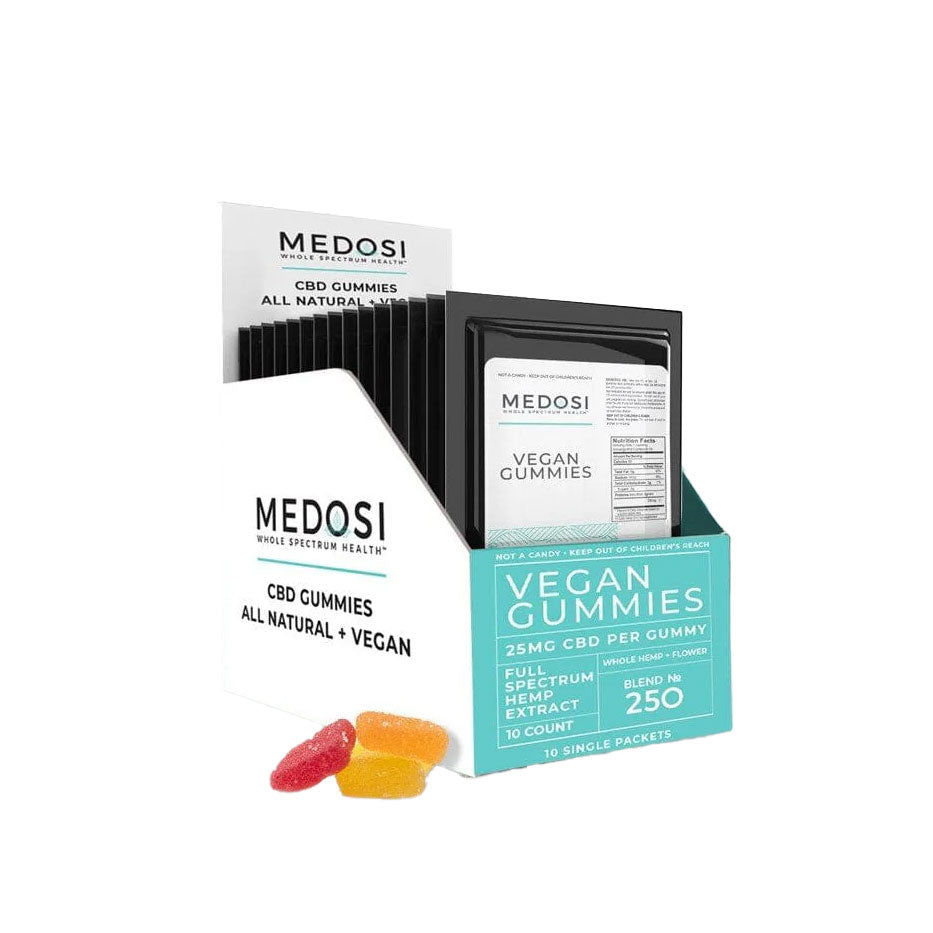 Medosi Vegan Gummies 250mg (Retail Display - 10pk)
