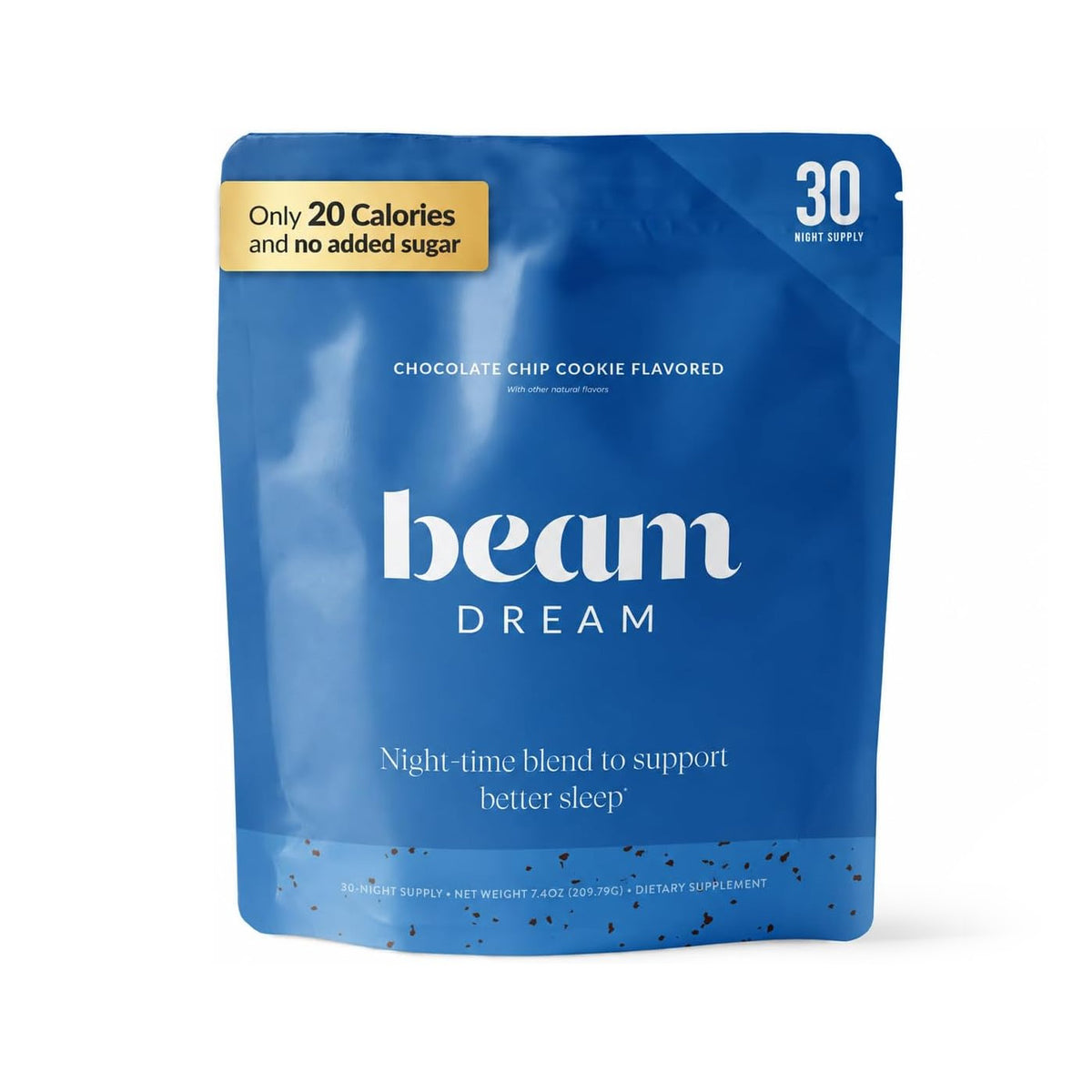 Beam Organics Dream Sleep Supplement -  Chocolate Chip Cookie
