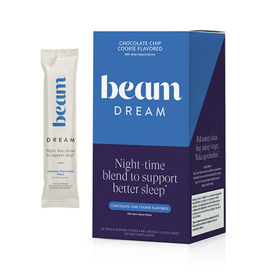 Beam Organics Dream Sleep Supplement -  Chocolate Chip Cookie (15 Servings)