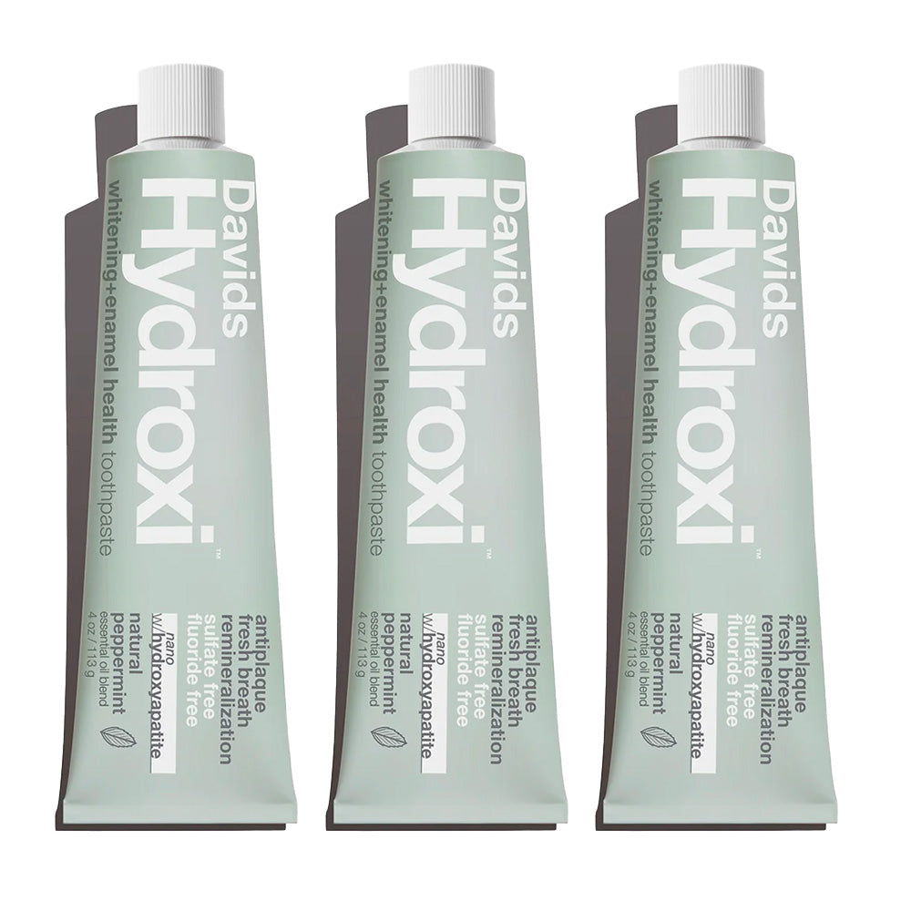 Davids Hydroxi™ Whitening+Enamel Health Nano Hydroxyapatite Premium Toothpaste (Peppermint)