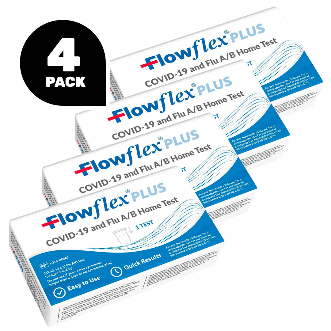 Flowflex® PLUS COVID-19 & Flu A/B Home Test