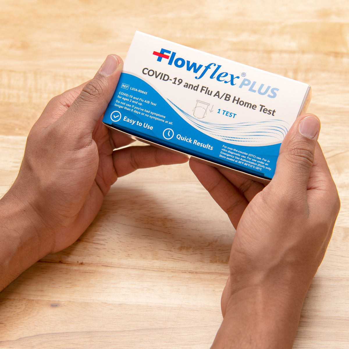 Flowflex® PLUS COVID-19 & Flu A/B Home Test