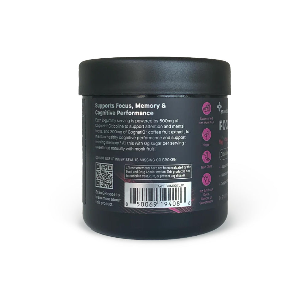 Ananda Professional Focus & Memory Cherry Flavored Gummies (60 ct.)