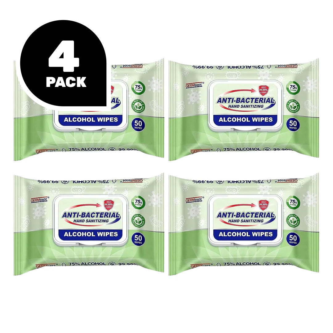 GERMisept 75% Alcohol Antiseptic Wipes - HSA/FSA Eligible