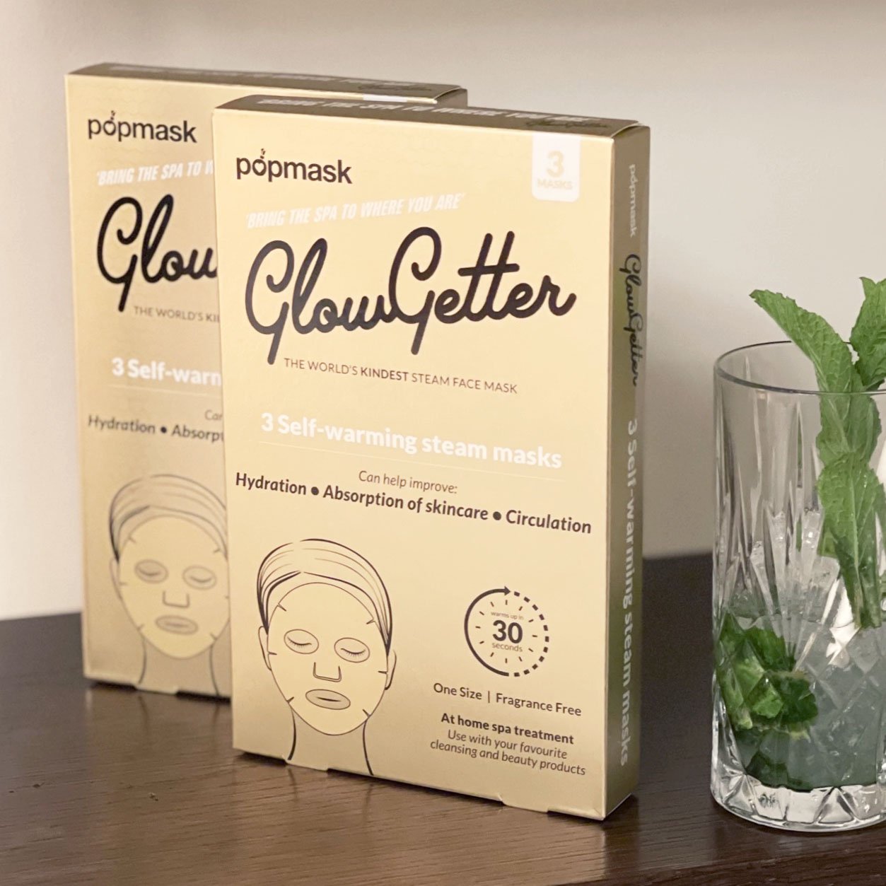 Popmask Glow Getter Self-Warming Full-Face Mask