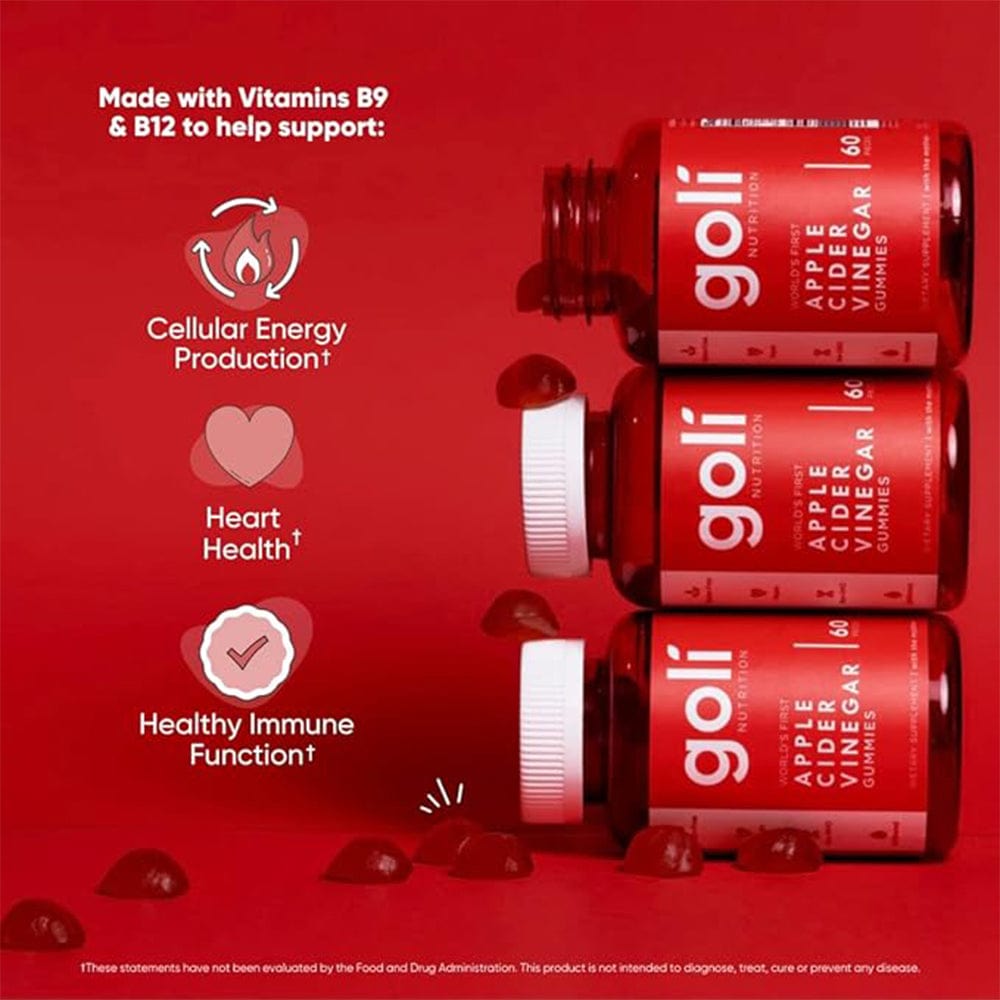 Goli® Nutrition Apple Cider Vinegar Gummies, 60 Gummies