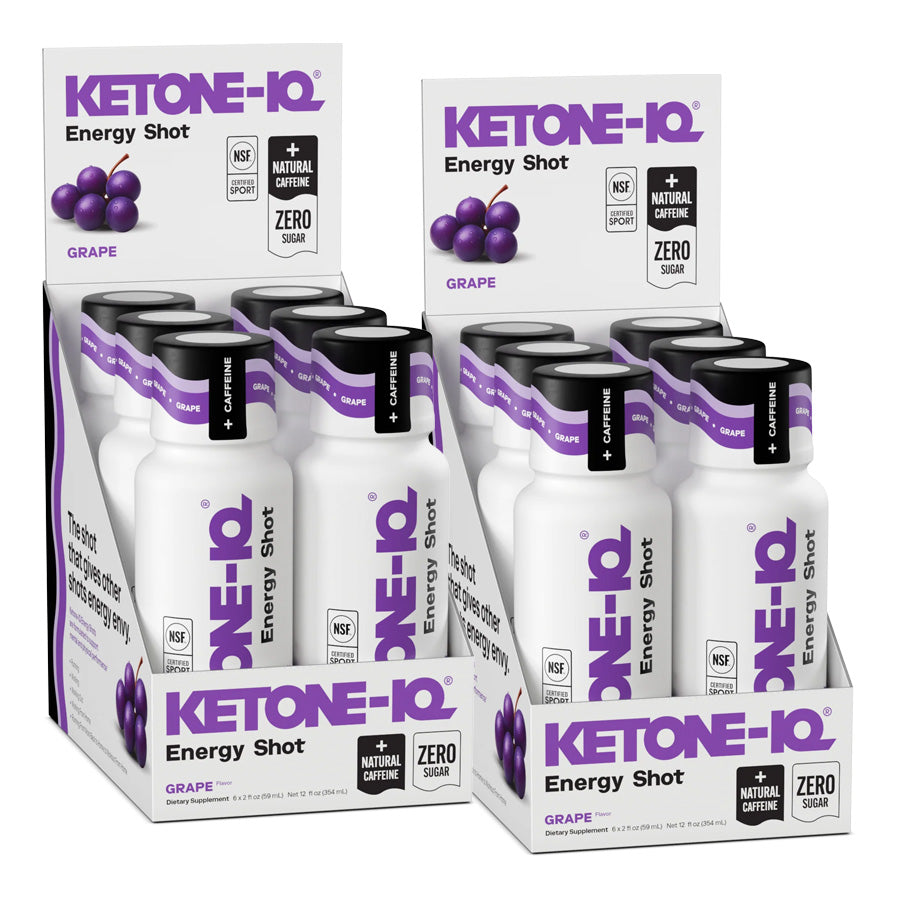 Ketone-IQ +Caffeine High Performance Energy Shot (Grape)