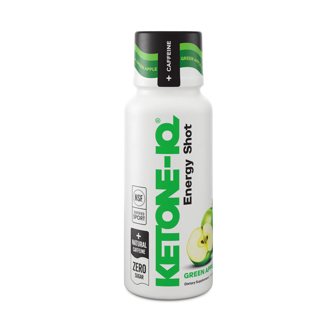 Ketone-IQ +Caffeine High Performance Energy Shot (Green Apple)