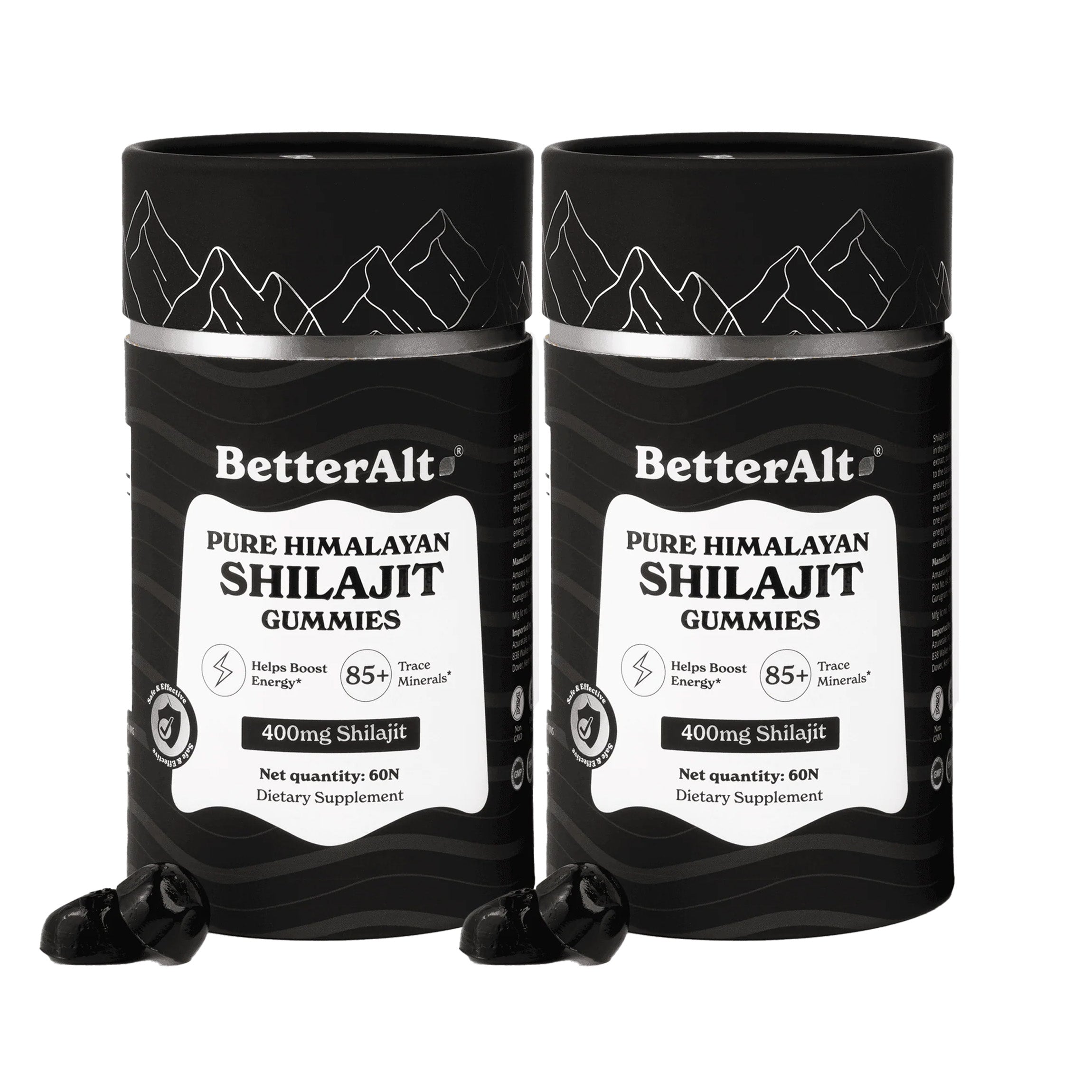 BetterAlt Pure Shilajit Resin Gummies for Energy Boost & Immune Support (Tamarind)