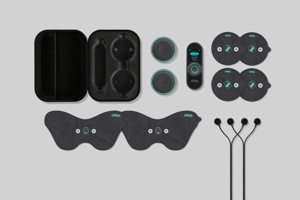 Chirp Halo™ Wireless Muscle Stim – FDA-Cleared TENS & EMS Muscle Recovery Device