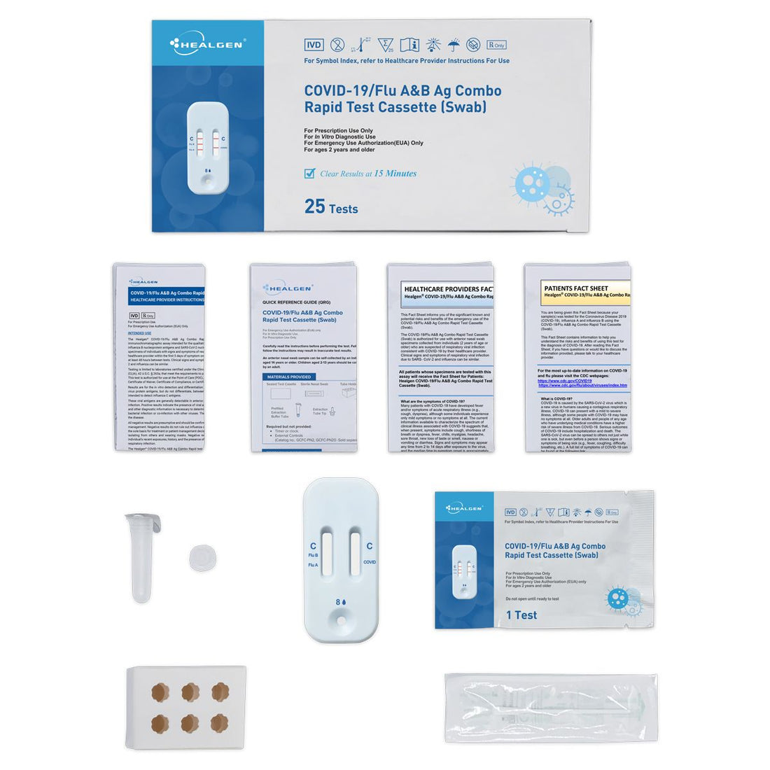 Healgen® COVID-19/Flu A&B Ag Combo Rapid Test