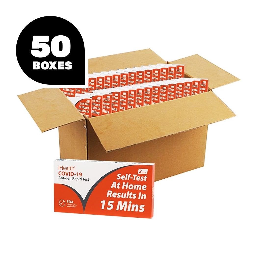 iHealth (2pk) - At Home COVID-19 Antigen Rapid Test