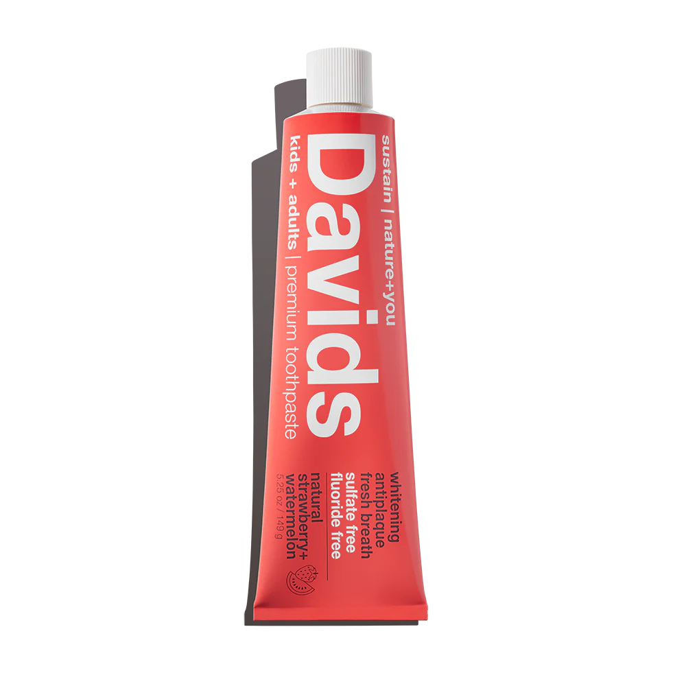 Davids Kids + Adults Premium Toothpaste (Strawberry Watermelon)