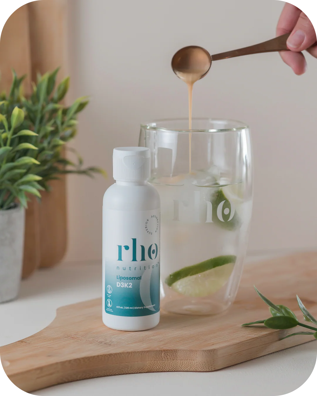 Rho Nutrition Liposomal D3K2 (30 Servings)